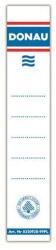 Donau Cserecímke, iratrendezőhöz, kétoldalas, 28x153mm, DONAU, fehér - officeland