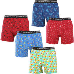 Lee Cooper 5PACK tarka Lee Cooper férfi bő szárú boxeralsó (5xPO38811/2) XL