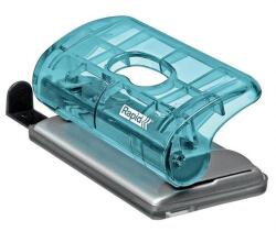 Rapid Lyukasztó, mini, kétlyukú, 10 lap, RAPID, Colour` Ice, kék