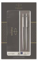 Parker Golyóstoll és nyomósirón szett, díszdoboz, PARKER Royal Jotter, rozsdamentes acél