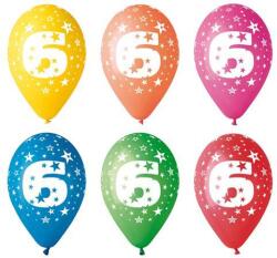  Léggömb, 26 cm, számos, 6