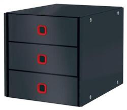 Leitz Irattároló, laminált karton, 3 fiókos, LEITZ Click&Store, bársonyszürke