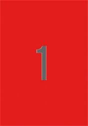 APLI Etikett, 210x297 mm, színes, APLI, piros, 20 etikett/csomag - officeland