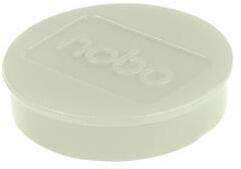 Nobo Mágneskorong, erős, 38 mm, 10 db, NOBO, fehér - officeland