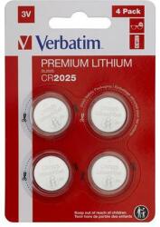 Verbatim Gombelem, CR2025, 4 db, VERBATIM Premium