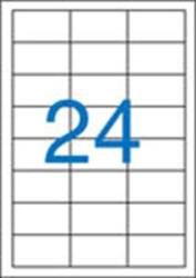 Victoria Etikett, univerzális, 64, 6x33, 8 mm, VICTORIA, 2400 etikett/csomag