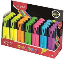 Maped Szövegkiemelő display, 1-5 mm, MAPED Fluo Peps Classic, vegyes színek