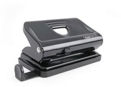 Rapesco Lyukasztó, kétlyukú, 12 lap, fém, RAPESCO 810, fekete