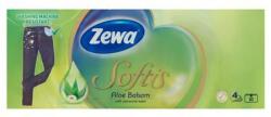 Zewa Papír zsebkendő, 4 rétegű, 10x9 db, ZEWA Softis, aloe balsam