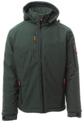 PAYPER Creek Pad Téli Bélelt Softshell Kabát Erdőzöld - 5XL (S00330-0489-07057-5XL)