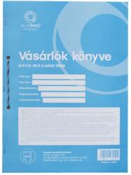 Bluering Vásárlók könyve, A4, álló, 25x2 példányos, 1 tömb (NYOMTB111VUJ)