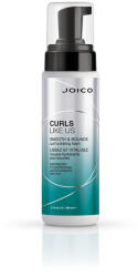 Joico Curls Like Us Smooth & Bounce hidratáló formázó hab hullámos és göndör hajra 200 ml