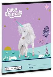 Ars Una Füzet vonalas ARS UNA A/5 32 lapos 21-32 4-8. osztályos Cute Animals-Unicorn (53624482) - fotoland