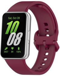 SILICONE Cserélhető szíj Samsung Galaxy Fit3 bordó színben