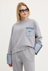 Moschino Jeans pamut melegítőfelső szürke, női, mintás, 1709 3228 - szürke XL