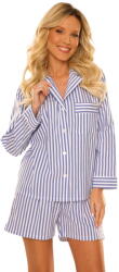 De Lafense Pijama de damă cu nasturi DE LAFENSE 846 TAYLOR albastru: M (31405 M)