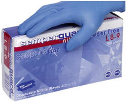 Sempermed Semperguard Saphire púdermentes nitril kesztyű 200db/doboz (93)