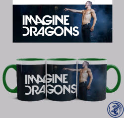  Imagine Dragons - Dan Reynolds bögre (Zöld)
