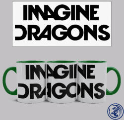 Imagine Dragons logó bögre (Zöld)