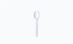  Evőkanál, műanyag, többször használatos, 18, 5 cm, 50 db "Venus", fehér (KHMU227) - hazunktajan