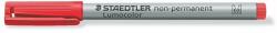 STAEDTLER Alkoholmentes marker, OHP, 1 mm, STAEDTLER "Lumocolor® 315 M", piros (TS3152) - hazunktajan