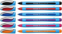 Schneider Golyóstoll készlet, 0, 7 mm, kupakos, SCHNEIDER "Slider Memo XB", vegyes színek (TSCMEMV6)