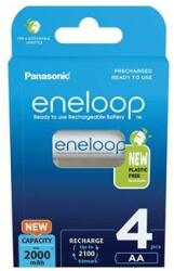 Panasonic Tölthető elem, AA ceruza, 4x2000 mAh Ni-MH, PANASONIC "Eneloop (ELAKU16) - hazunktajan
