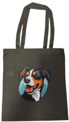  Kutya-olívazöld vászontáska (KTYV01)