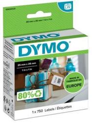 DYMO Etikett, LW nyomtatóhoz, eltávolítható, 25x25 mm, 750 db etikett, DYMO (GD9120) - hazunktajan