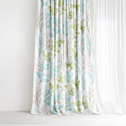 Goldea pamut drapéria deluxe - festett levelek 240x160 cm