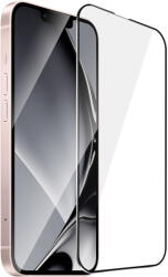 TelForceOne Fémszegélyes edzett üveg fekete szegéllyel iPhone 13/13 Pro/14/16e