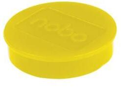 Nobo Mágneskorong, erős, 38 mm, 10 db, NOBO, sárga (VN15316) - hazunktajan