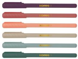 Kores Golyóstoll, 1, 0 mm, kupakos, háromszögletű, KORES "KOR-M Vintage", kék (IK37067) - hazunktajan
