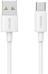 USAMS YD SERIES adatkábel (USB - Type-C, 18W, 3A, gyorstöltő, 100cm) FEHÉR (SJ708USB02) - bluedigital