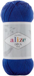 alize DÍVA FINE horgoló és kötőfonal - Királykék - 132