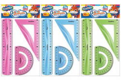 St. majewsk Vonalzó készlet, 3 db, 20 cm, STANDARD, BAMBINO (SM_TO-ZGE-3141-XXX-BAMB-ST)