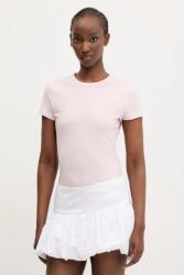 Abercrombie & Fitch t-shirt női, rózsaszín, KI139-5249 - rózsaszín XL