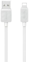 USAMS KY adatkábel (USB - lightning, 2.4A, gyorstöltő, 100cm) FEHÉR Apple IPAD, IPAD 2, IPAD (3rd Generation) (SJ689USB02)