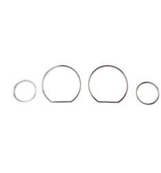 MTUNING Sport Dashboard Rings Chrome suitable for BMW 3 (E36) Coupe Touring Compact Convertible Sedan 1990-1999 - llracing - 18 270 Ft