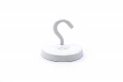 Magnetrend Magnet neodim oala alb cu carlig, diam. 23, 5mm (11001000)
