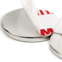 Magnetrend Magnet neodim disc 15mm x 2mm, cu adeziv (10111220)