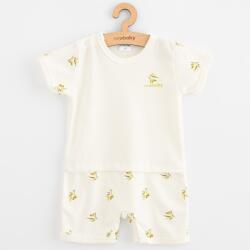 NEW BABY Salopeta de vară pentru bebeluși din bumbac organic New Baby Olivii, mărime 74 (6-9lr)