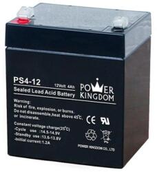 POWER KINGDOM 12V 4Ah VRLA akkumulátor