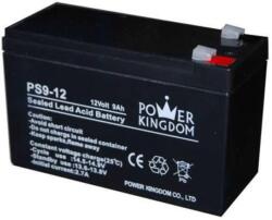 POWER KINGDOM 12V 9Ah VRLA akkumulátor