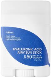 ISNTREE - Hyaluronic Acid Airy Sun Stick SPF50+ PA ++++ - Hialuronsavas fényvédő stift - 22g (8809686384228)