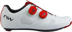NORTHWAVE Cipő NW ROAD REVOLUTION 43, 5 FEHÉR/FLUO PIROS 80251040-54-435 (80251040-54-435)