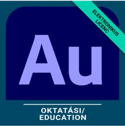 Adobe Audition for teams - Oktatási, Angol, Új előfizetés, 12 hónap (65272600BB01A12)