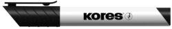 Kores Tábla- és flipchart marker, 1-3 mm, kúpos, KORES K-Marker, fekete