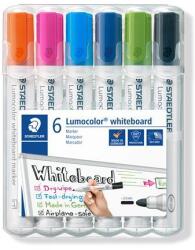 STAEDTLER Táblamarker készlet, 2 mm, kúpos, STAEDTLER Lumocolor 351, 6 különböző szín