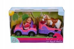 Simba Toys Evi Dzsipben Lóval Az Utánfutón, Simba (5737460)